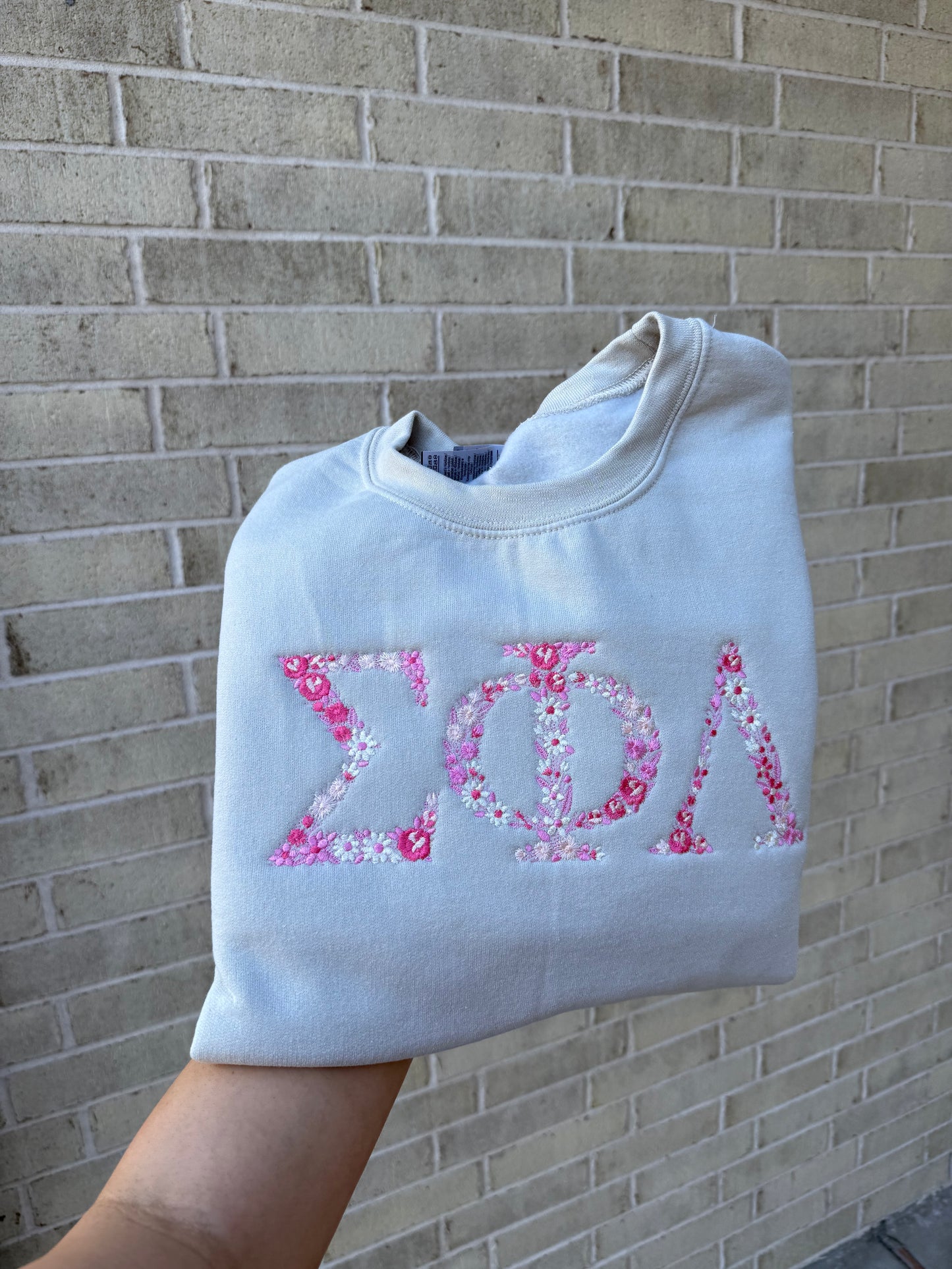 Sorority Letters Sweatshirt