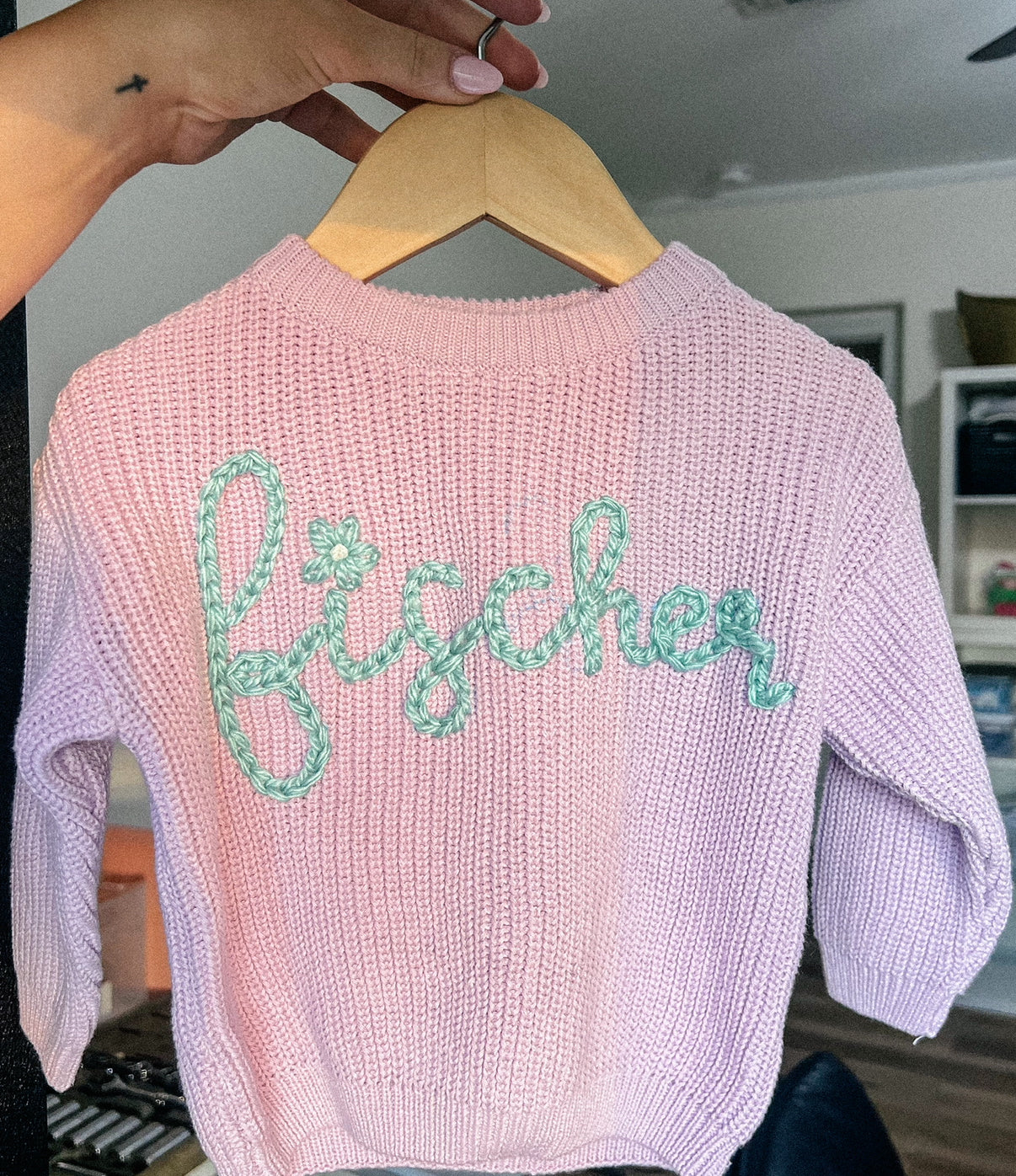 Hand Embroidered Sweater