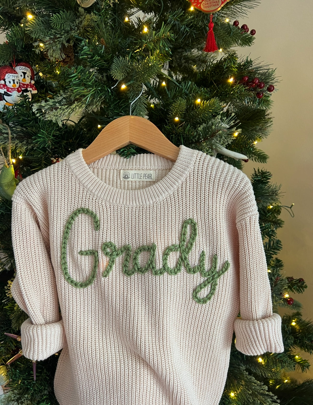 Hand Embroidered Sweater