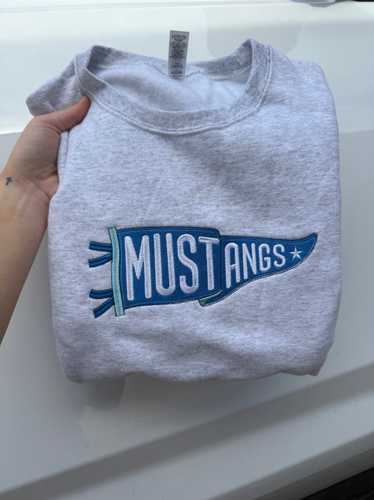 School Flag Pennant Sweatshirt