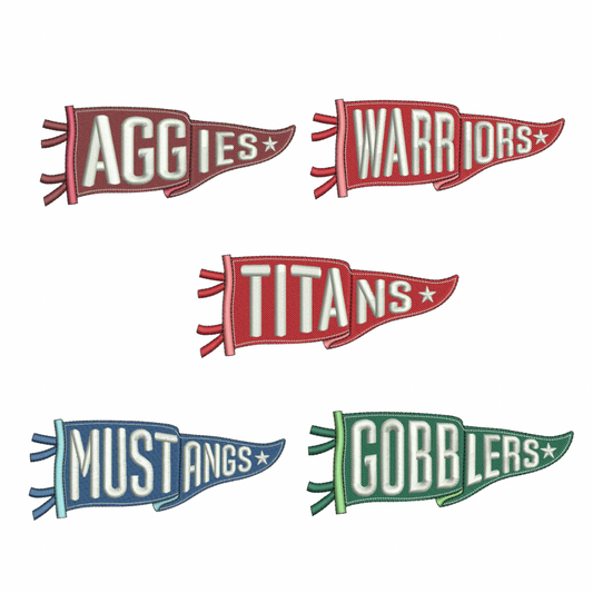 School Flag Pennant Sweatshirt