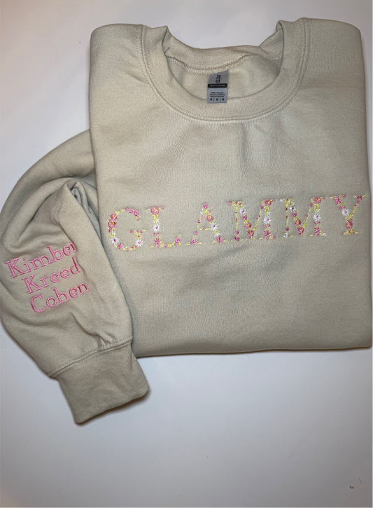 Grandma Floral Sweatshirt