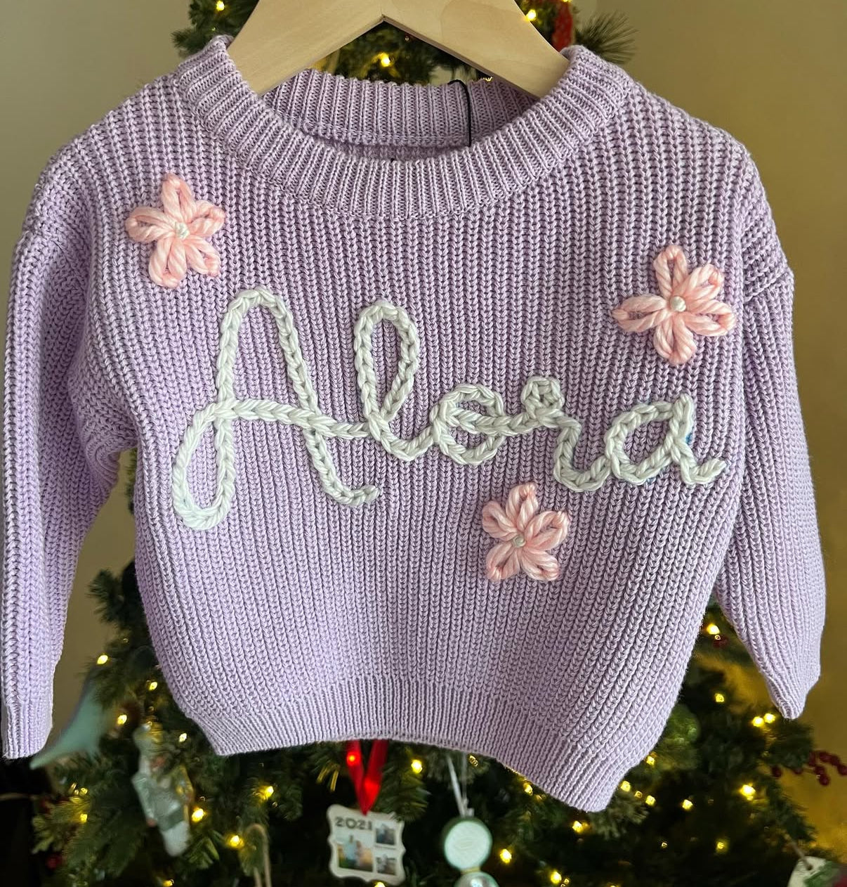 Hand Embroidered Sweater