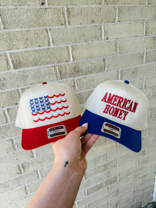 American Flag Trucker Hat