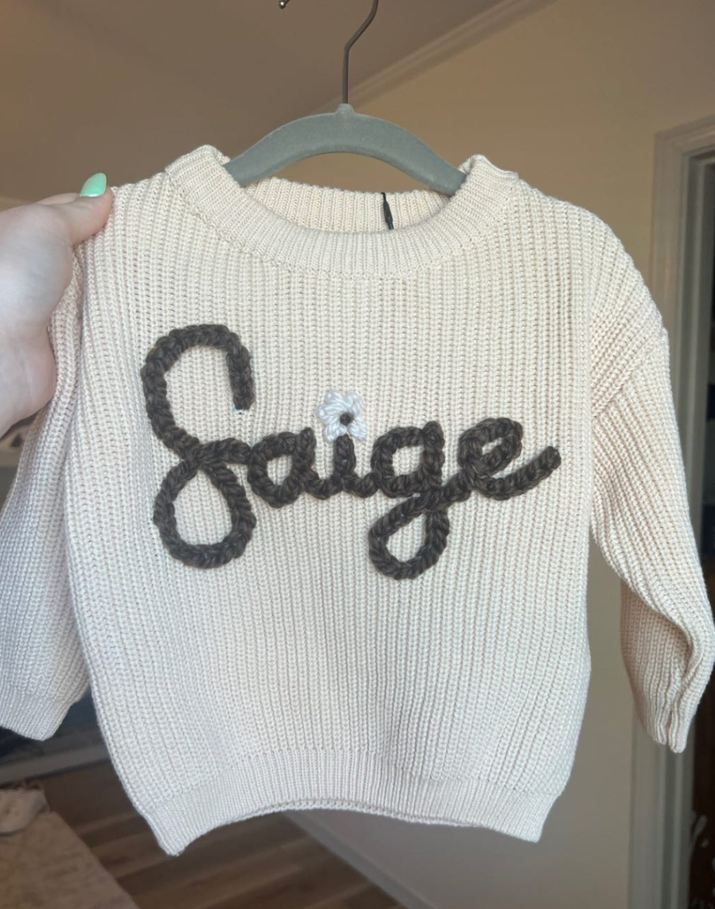 Hand Embroidered Sweater