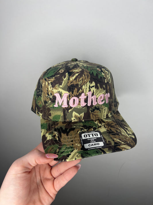 Camo Mother Hat (pink)