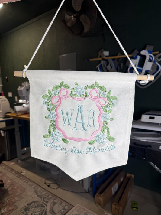 Floral Baby Banner