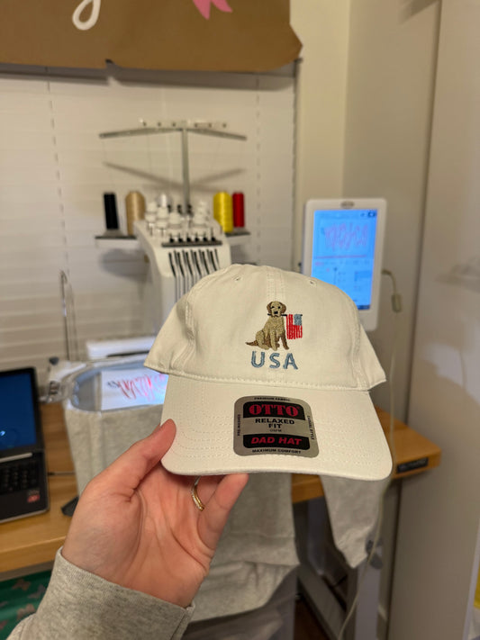 Patriotic Lab Baseball Cap