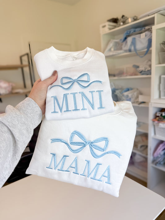 Coquette Mama/Mini Sweatshirt