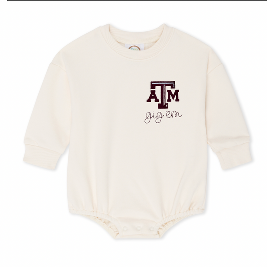 Team Logo Bubble Romper