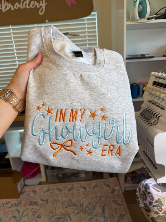 In my showgirl era sweatshirt