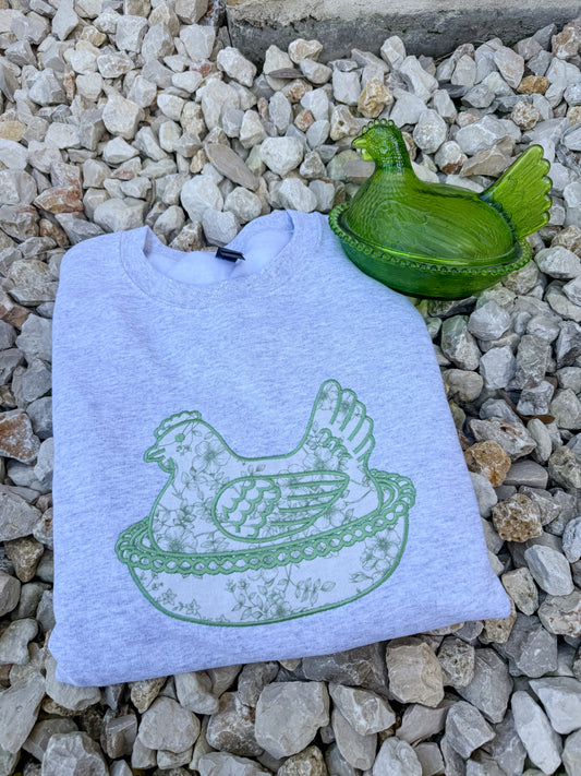 Hen On Nest Sweatshirt