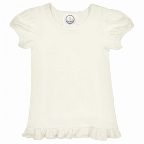 Girl's Short Sleeve Ruffle Tee