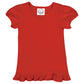 Girl's Short Sleeve Ruffle Tee