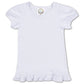 Girl's Short Sleeve Ruffle Tee